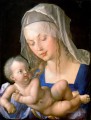 Vierge à l’enfant tenant une poire à moitié mangée Albrecht Dürer